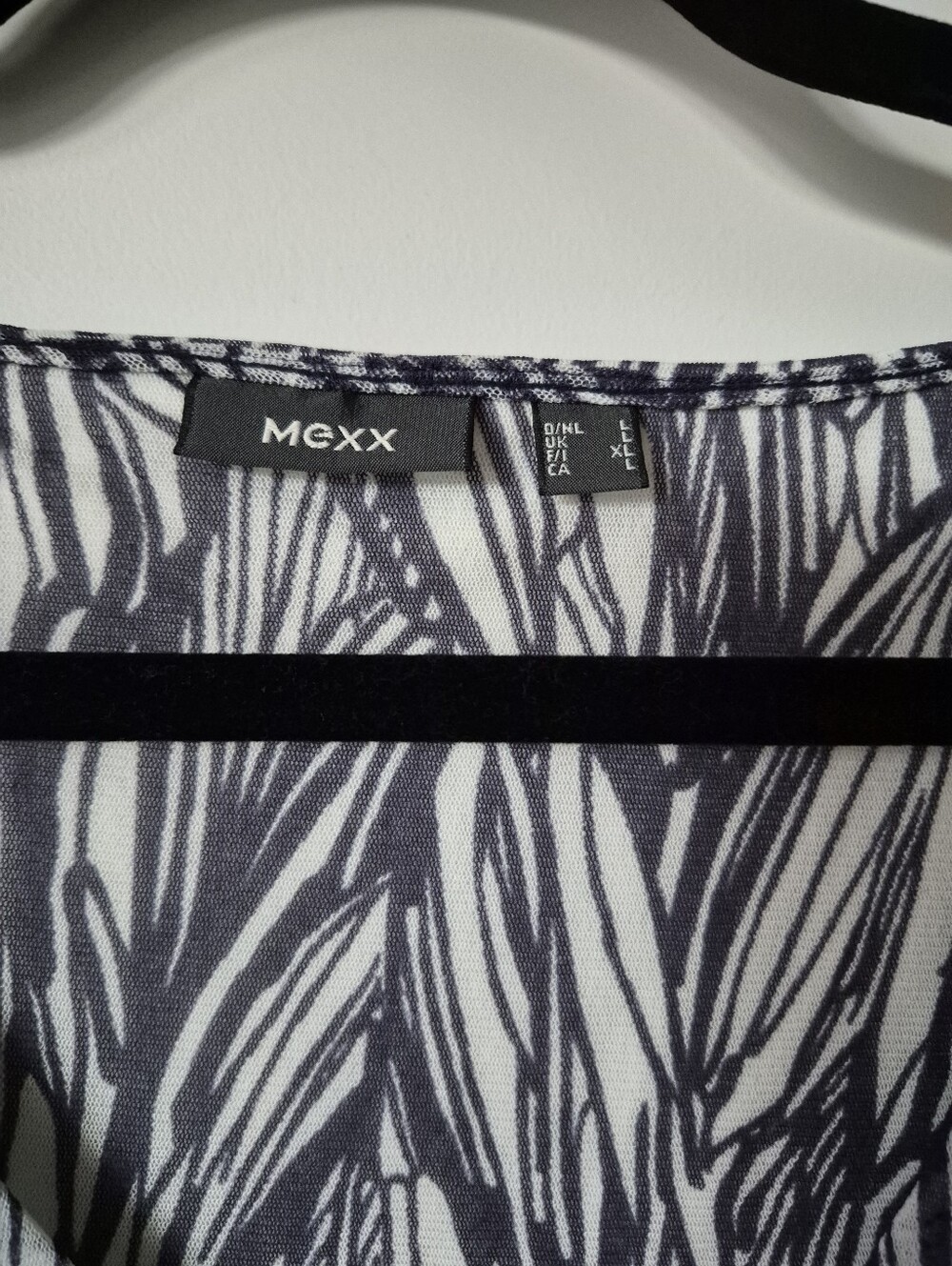 MEXX Abstract Pattern Short Sleeve Midi Dress - Excellent Condition - Women's⁸ L - Picture 2 of 7